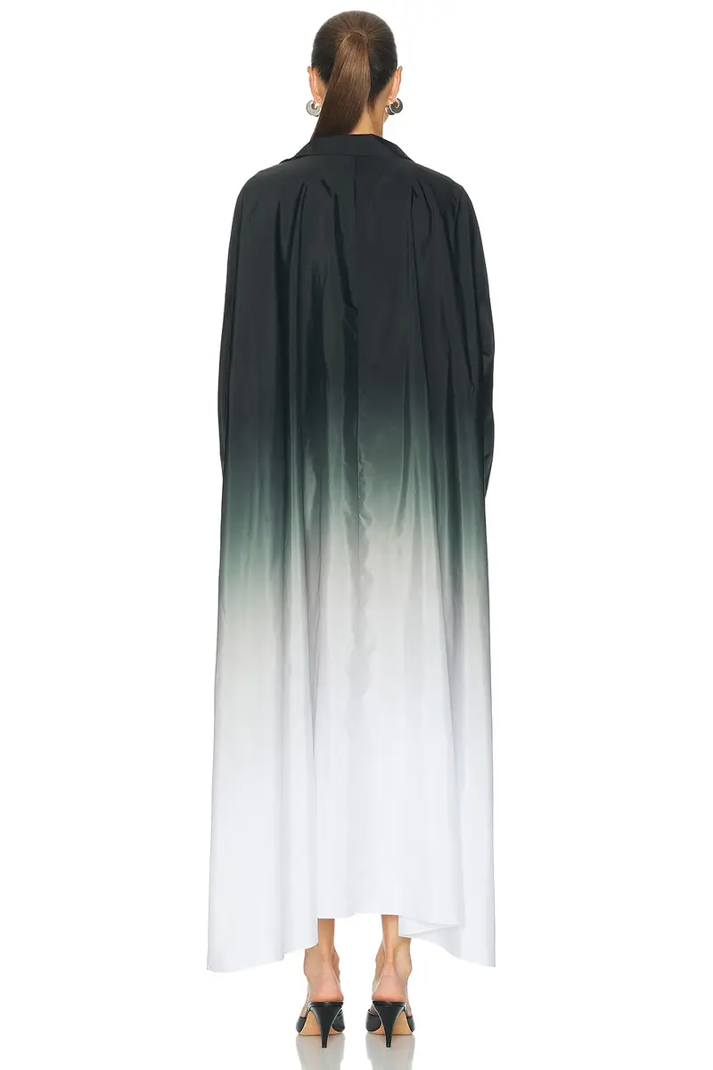 Norma Kamali Super Oversized Midcalf Shirt Dress | Thumbnail 8