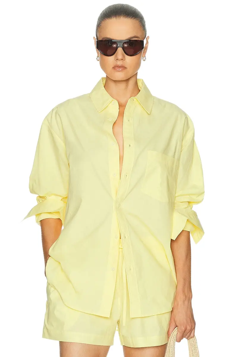 Relaxed Button Down Top Relaxed Button Down Top