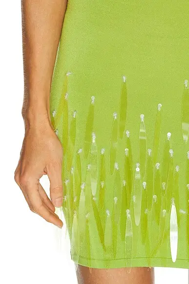 David Koma Sequin Embroidered Mini Knit Dress | Thumbnail 4 David Koma Sequin Embroidered Mini Knit Dress | Thumbnail 4