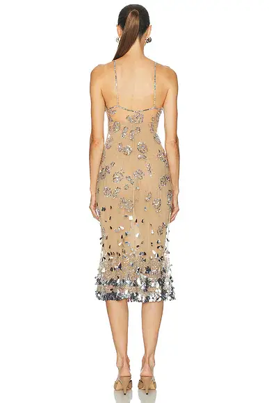 Mirror Palais Diamond Dust Lady Length Dress | Thumbnail 3 Mirror Palais Diamond Dust Lady Length Dress | Thumbnail 3
