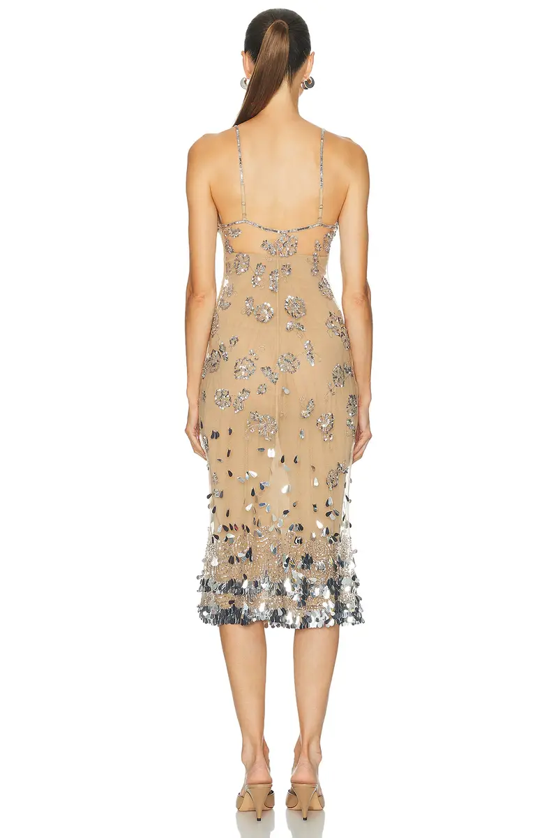 Mirror Palais Diamond Dust Lady Length Dress | Thumbnail 7 Mirror Palais Diamond Dust Lady Length Dress | Thumbnail 7