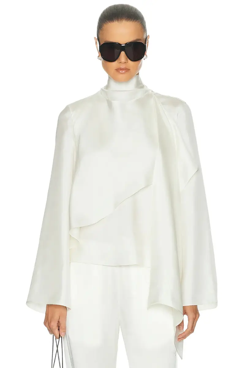 Silk Foulard Top