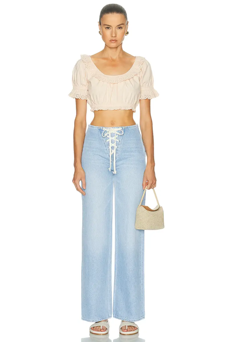 Mother The Laced Up Smoothie Sneak Jeans | Thumbnail 11 Mother The Laced Up Smoothie Sneak Jeans | Thumbnail 11