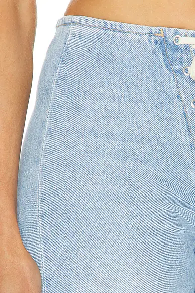 Mother The Laced Up Smoothie Sneak Jeans | Thumbnail 6 Mother The Laced Up Smoothie Sneak Jeans | Thumbnail 6