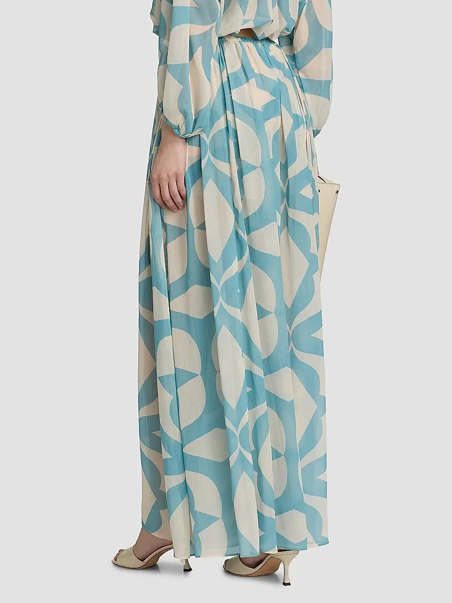Misa Los Angeles Women's Nila Printed A-Line Maxi Skirt | Thumbnail 5
