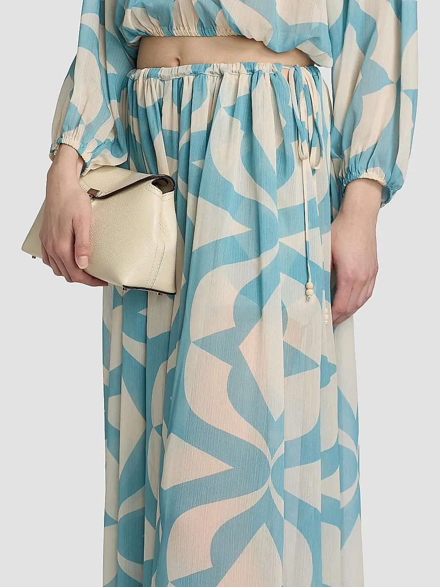 Misa Los Angeles Women's Nila Printed A-Line Maxi Skirt | Thumbnail 6