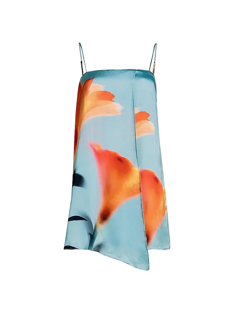 Misa Los Angeles Women's Inez Printed Shift Minidress - Fire Petal - Size XL | Image 1 Misa Los Angeles Women's Inez Printed Shift Minidress - Fire Petal - Size XL | Image 1