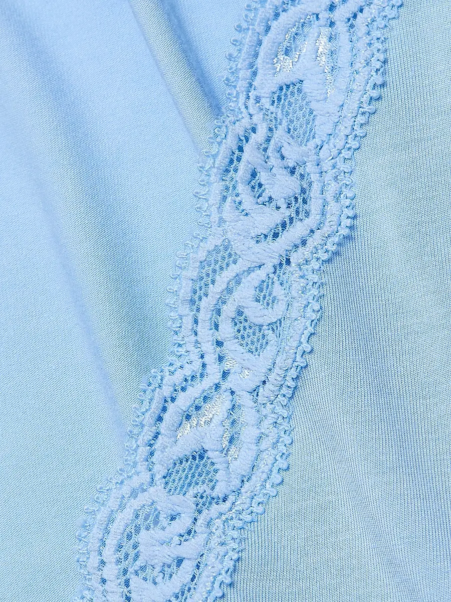 Natori Women's Feathers Essentials Lace-Trim A-line Minidress | Thumbnail 6 Natori Women's Feathers Essentials Lace-Trim A-line Minidress | Thumbnail 6