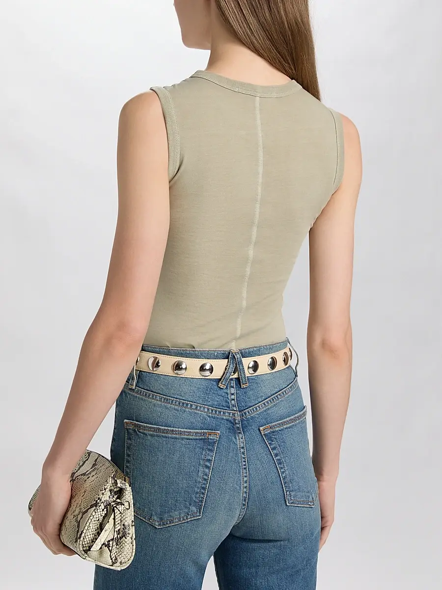 SLVRLAKE Women's Crew Cotton Tank | Thumbnail 5 SLVRLAKE Women's Crew Cotton Tank | Thumbnail 5