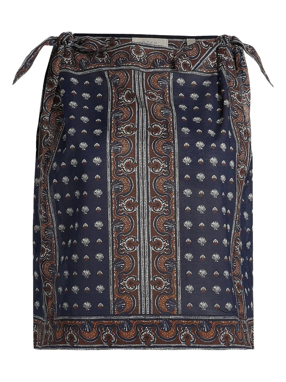 Women's Amalia Shell-Print Cotton Top Women's Amalia Shell-Print Cotton Top