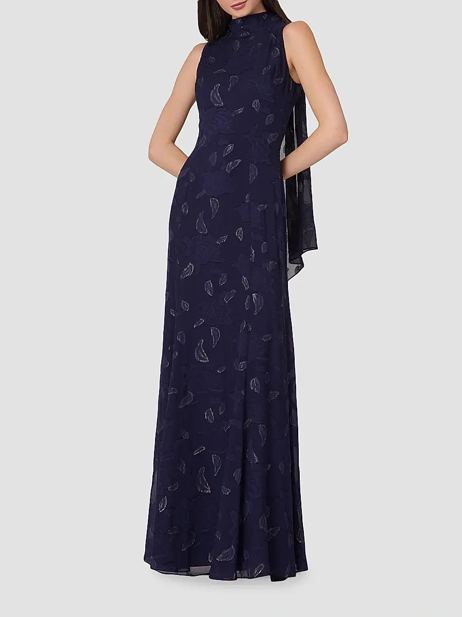 Shoshanna Women's Quinn Metallic Lurex Dress | Thumbnail 2