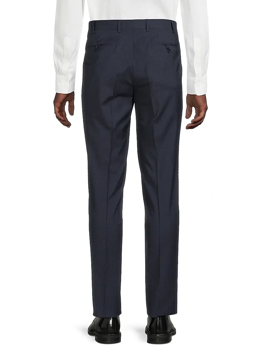 Canali Men's Classic Solid Dress Trousers | Thumbnail 5 Canali Men's Classic Solid Dress Trousers | Thumbnail 5