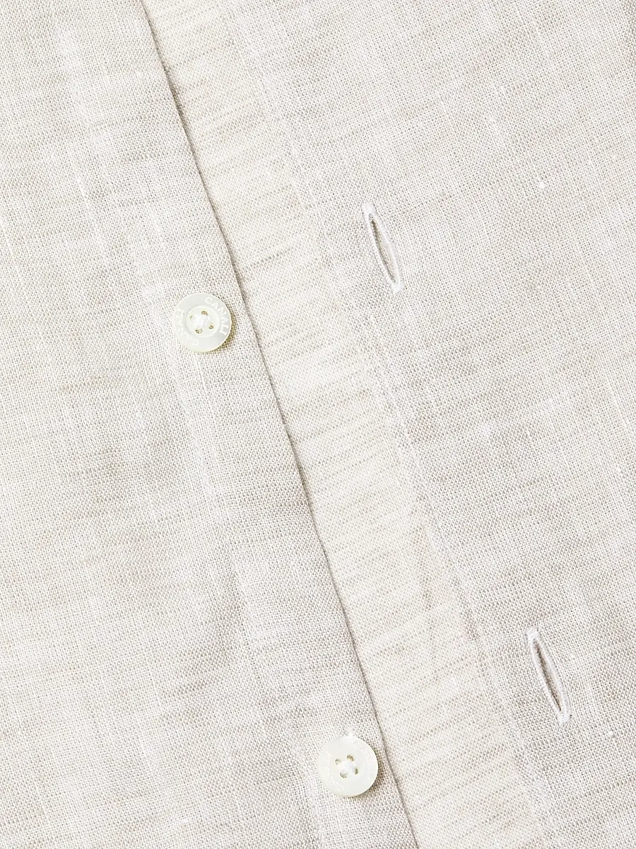 Canali Men's Linen Sport Shirt | Thumbnail 6 Canali Men's Linen Sport Shirt | Thumbnail 6