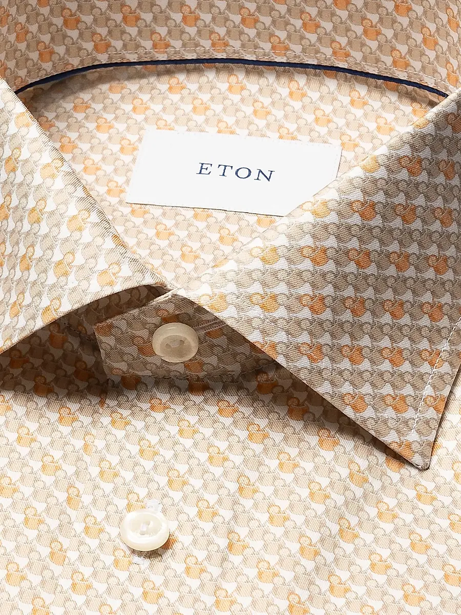 Eton Men's Cocktail Twill Slim-Fit Shirt | Thumbnail 6 Eton Men's Cocktail Twill Slim-Fit Shirt | Thumbnail 6