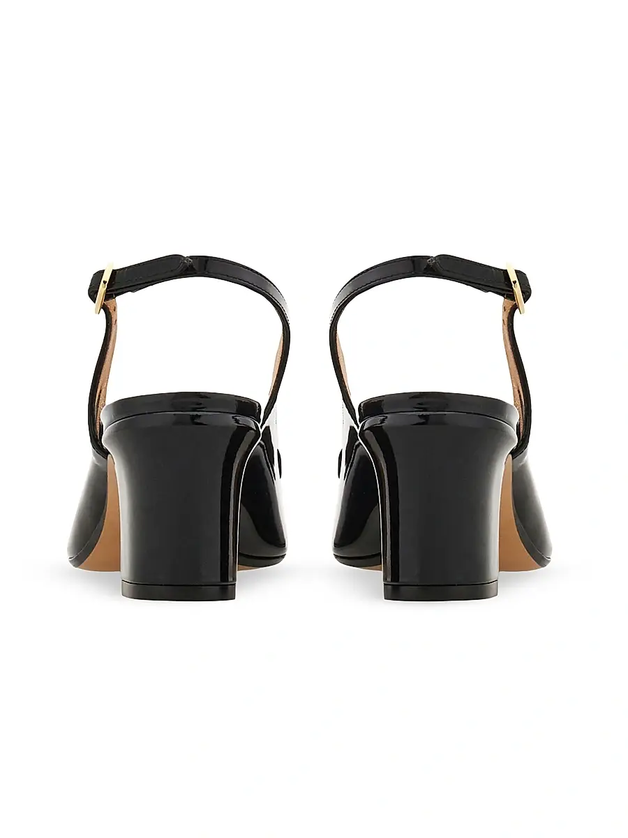 Ferragamo Women's Vetty 55MM Leather Slingback Pumps | Thumbnail 3 Ferragamo Women's Vetty 55MM Leather Slingback Pumps | Thumbnail 3