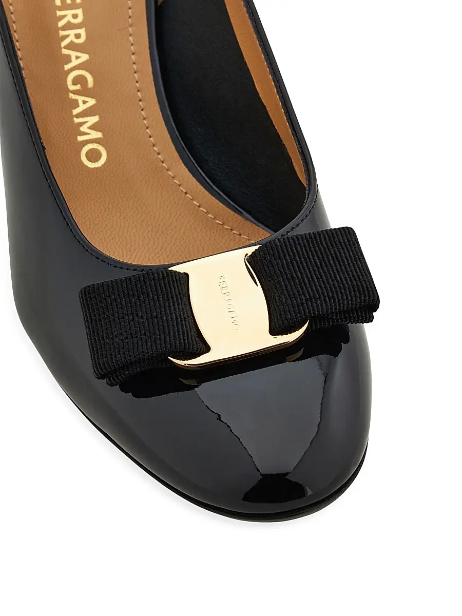 Ferragamo Women's Vetty 55MM Leather Slingback Pumps | Thumbnail 5 Ferragamo Women's Vetty 55MM Leather Slingback Pumps | Thumbnail 5