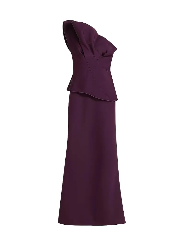 Acler Women's Forever Young Lugano Maxi Dress - Fig | Image 1 Acler Women's Forever Young Lugano Maxi Dress - Fig | Image 1