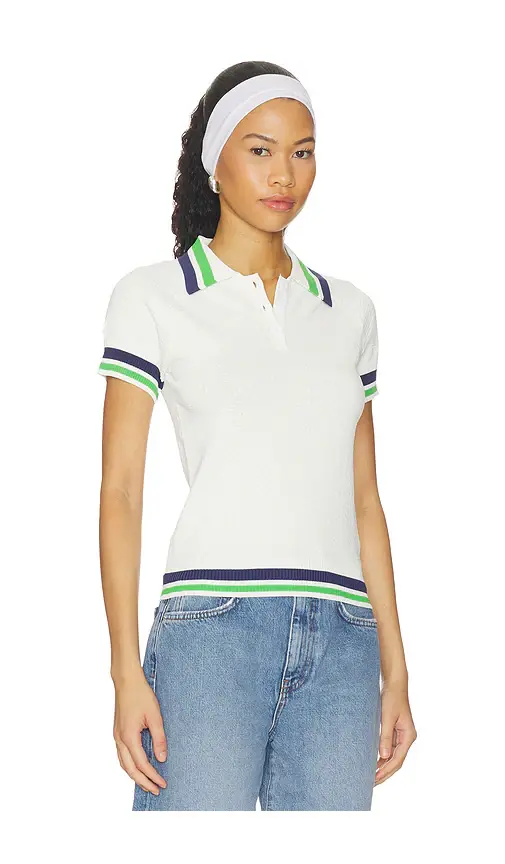 ALL THE WAYS Hazel Knit Polo Top | Thumbnail 2 ALL THE WAYS Hazel Knit Polo Top | Thumbnail 2
