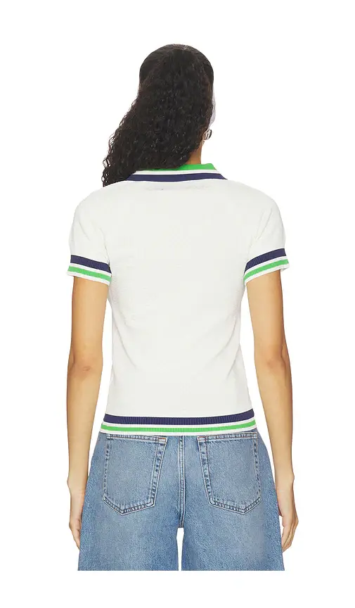 ALL THE WAYS Hazel Knit Polo Top | Thumbnail 3 ALL THE WAYS Hazel Knit Polo Top | Thumbnail 3
