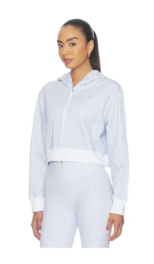 Astoria Cropped Zip Hoodie Jacket | Thumbnail 3