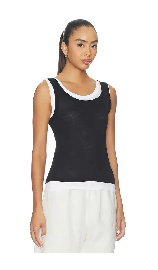 ENZA COSTA Tissue Jersey Layered Tanks | Thumbnail 2