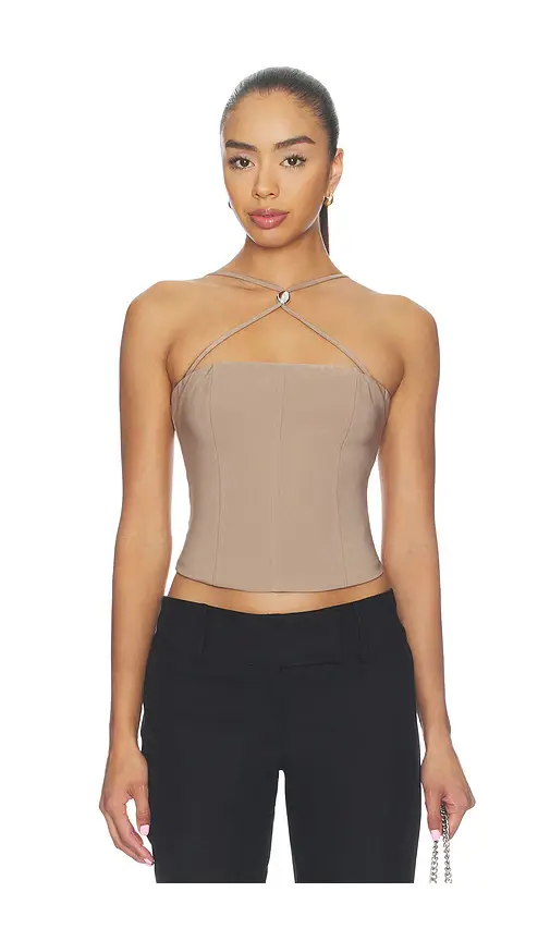 Tiger Mist Tamora Corset Top