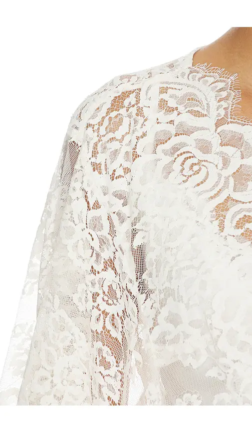 homebodii Peyton Short Lace Robe | Thumbnail 5 homebodii Peyton Short Lace Robe | Thumbnail 5
