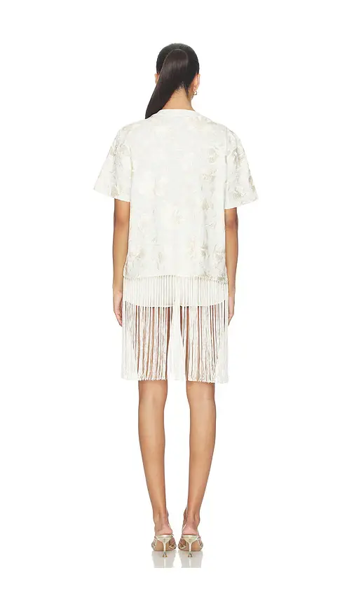 Sea Rafina Eyelet Embellished Tshirt With Fringe | Thumbnail 3 Sea Rafina Eyelet Embellished Tshirt With Fringe | Thumbnail 3