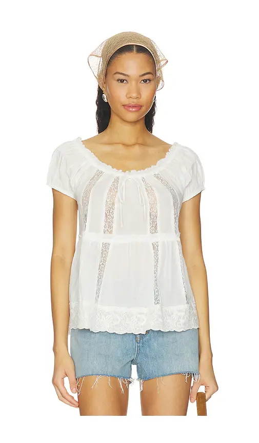 For Love & Lemons Breezy Cotton Top | Image 1 For Love & Lemons Breezy Cotton Top | Image 1