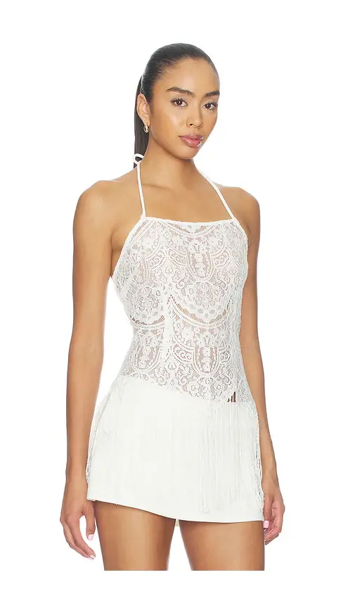 For Love & Lemons Siren Fringe Top | Thumbnail 2