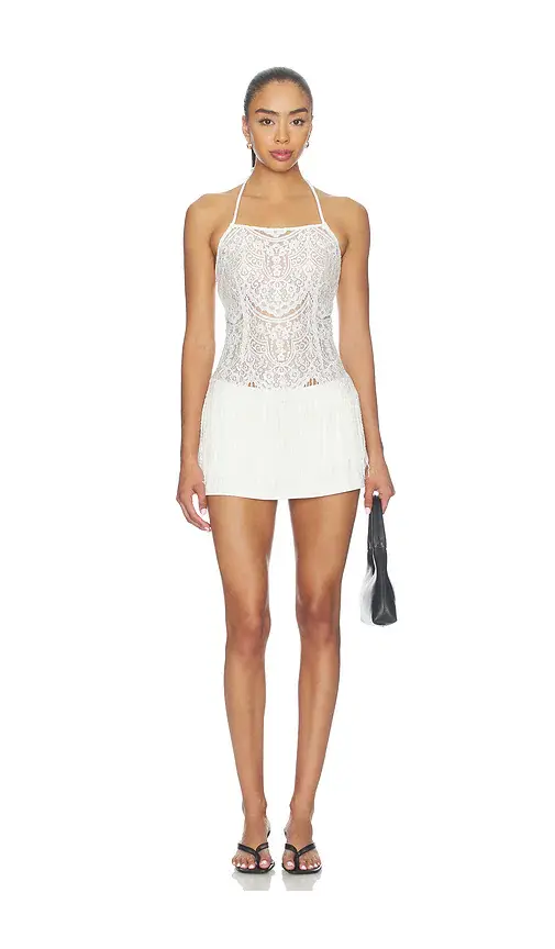 For Love & Lemons Siren Fringe Top | Thumbnail 4