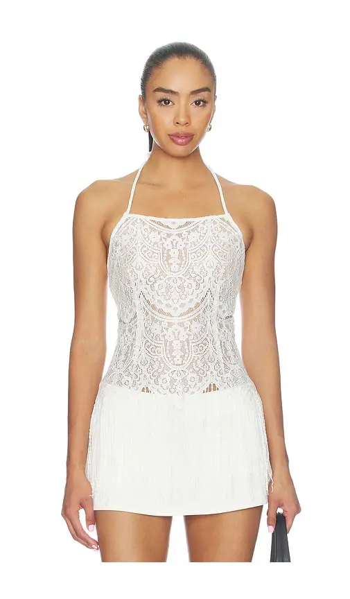 For Love & Lemons Siren Fringe Top | Image 1 For Love & Lemons Siren Fringe Top | Image 1