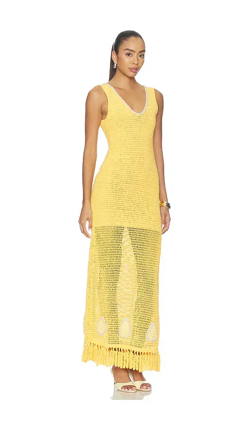 The Wolf Gang Naia Crochet Maxi Dress | Thumbnail 2 The Wolf Gang Naia Crochet Maxi Dress | Thumbnail 2