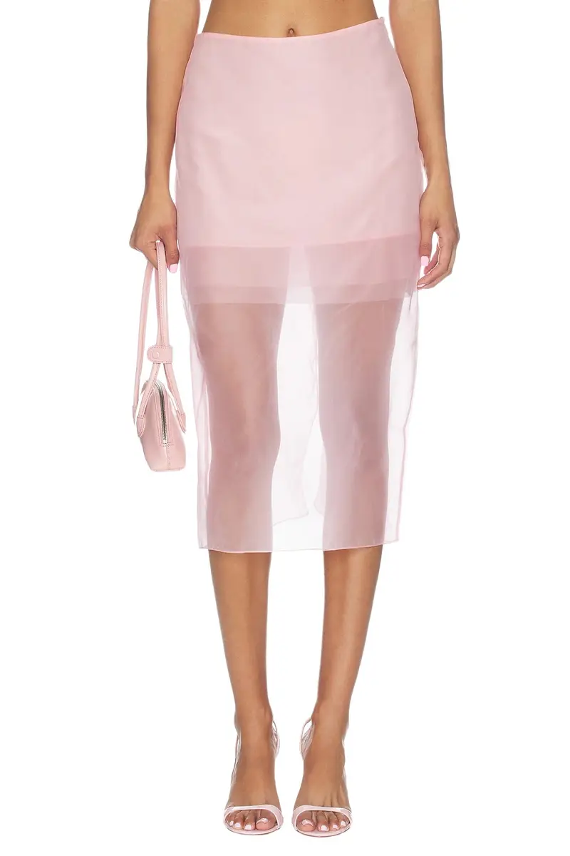 Organza Pencil Skirt