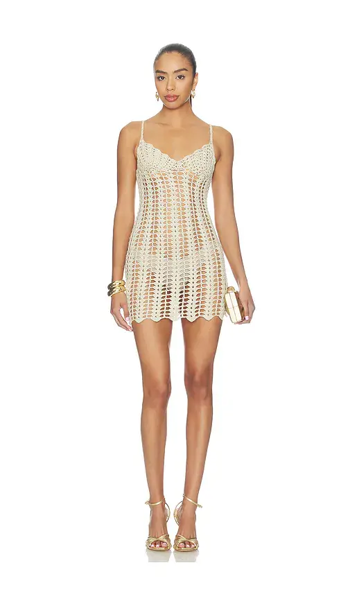 superdown Magnolia Crochet Mini Dress | Image 1 superdown Magnolia Crochet Mini Dress | Image 1