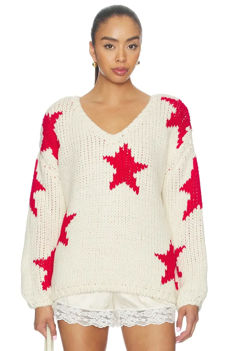 Amyra V Neck Sweater