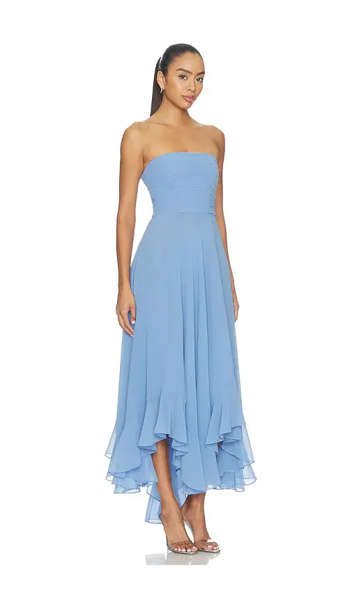 Retrofête Louisa Chiffon Dress | Thumbnail 2 Retrofête Louisa Chiffon Dress | Thumbnail 2