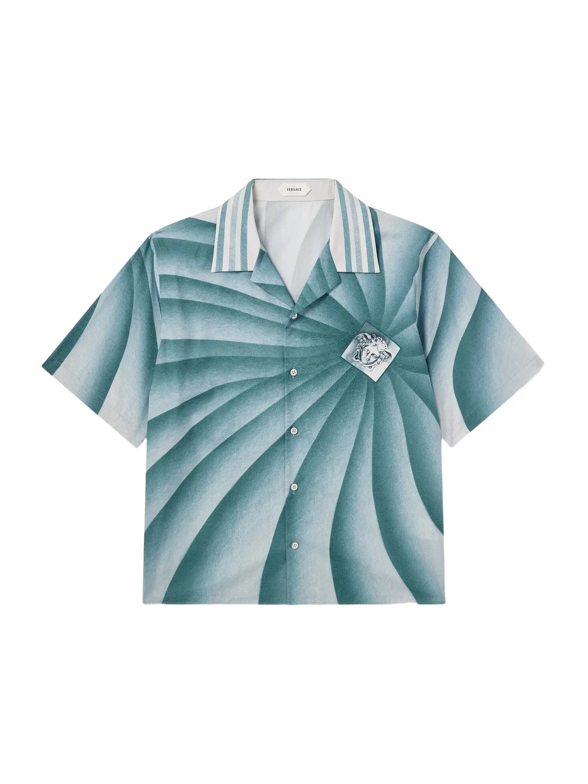 Camp-Collar Cotton-Poplin Shirt - Men Camp-Collar Cotton-Poplin Shirt - Men