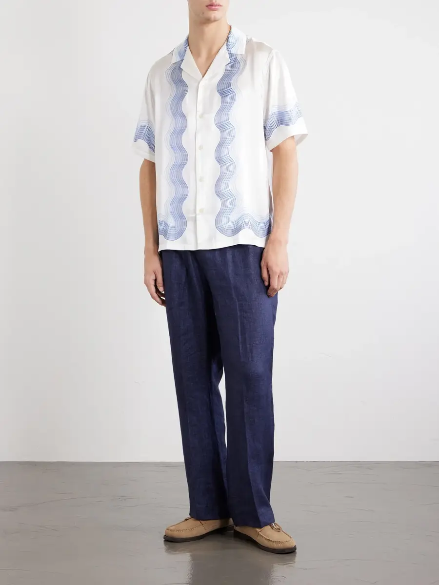 Frescobol Carioca Roberto Silk Shirt - Men | Thumbnail 2