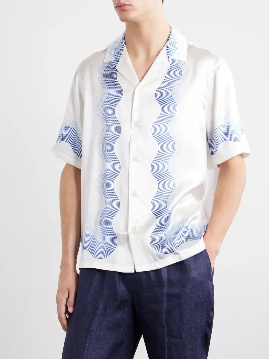 Frescobol Carioca Roberto Silk Shirt - Men | Thumbnail 3