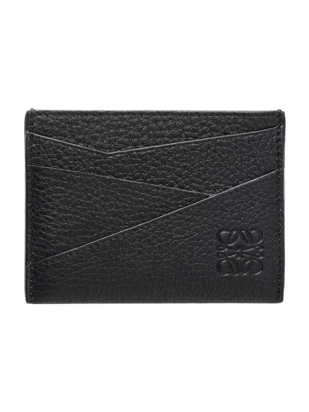 Puzzle Edge Anagram-Debossed Leather Cardholder - Men Puzzle Edge Anagram-Debossed Leather Cardholder - Men