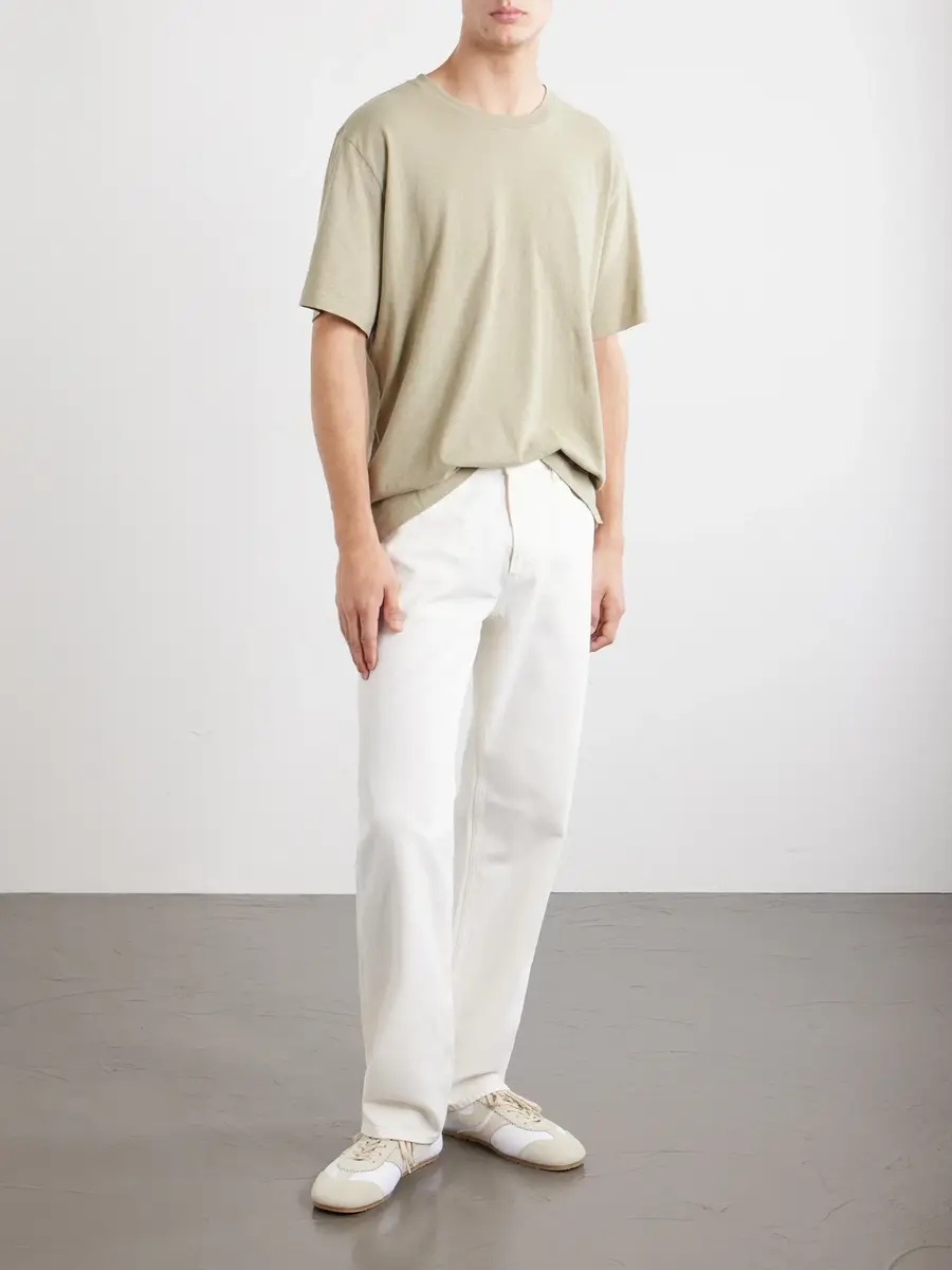 Frescobol Carioca Dinis Linen-Blend T-Shirt - Men | Thumbnail 2 Frescobol Carioca Dinis Linen-Blend T-Shirt - Men | Thumbnail 2