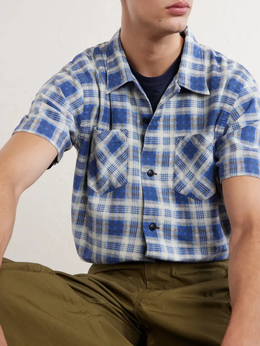 RRL Checked Brushed Cotton Shirt - Men | Thumbnail 5 RRL Checked Brushed Cotton Shirt - Men | Thumbnail 5