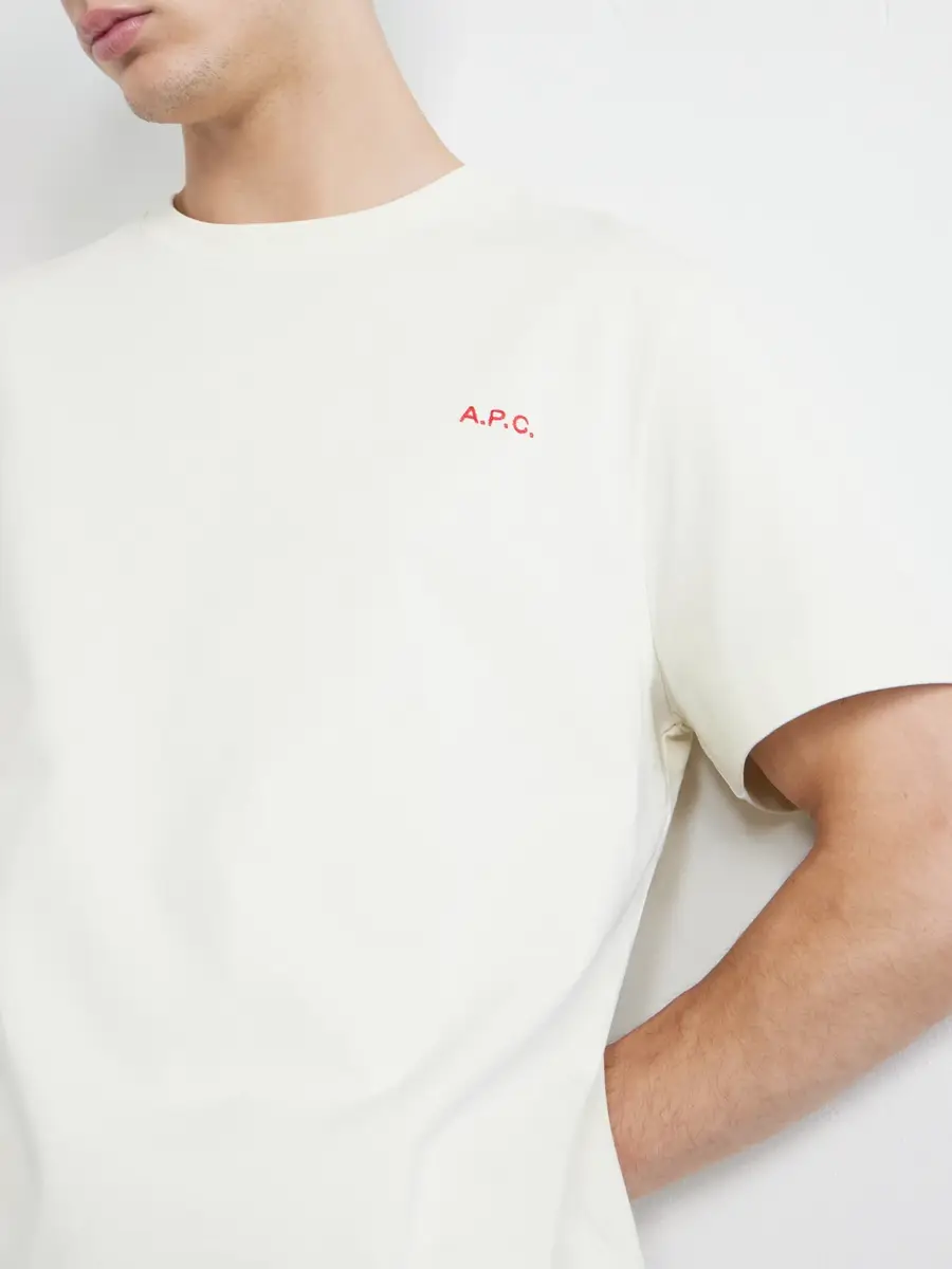 A.P.C. Oliver Logo-Embroidered Cotton-Jersey T-Shirt - Men | Thumbnail 5 A.P.C. Oliver Logo-Embroidered Cotton-Jersey T-Shirt - Men | Thumbnail 5