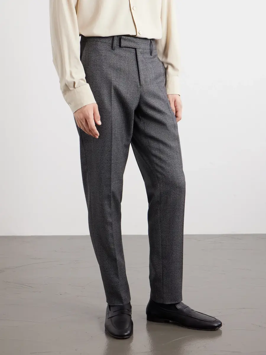 Lardini Straight-Leg Wool Suit Trousers - Men | Thumbnail 3 Lardini Straight-Leg Wool Suit Trousers - Men | Thumbnail 3
