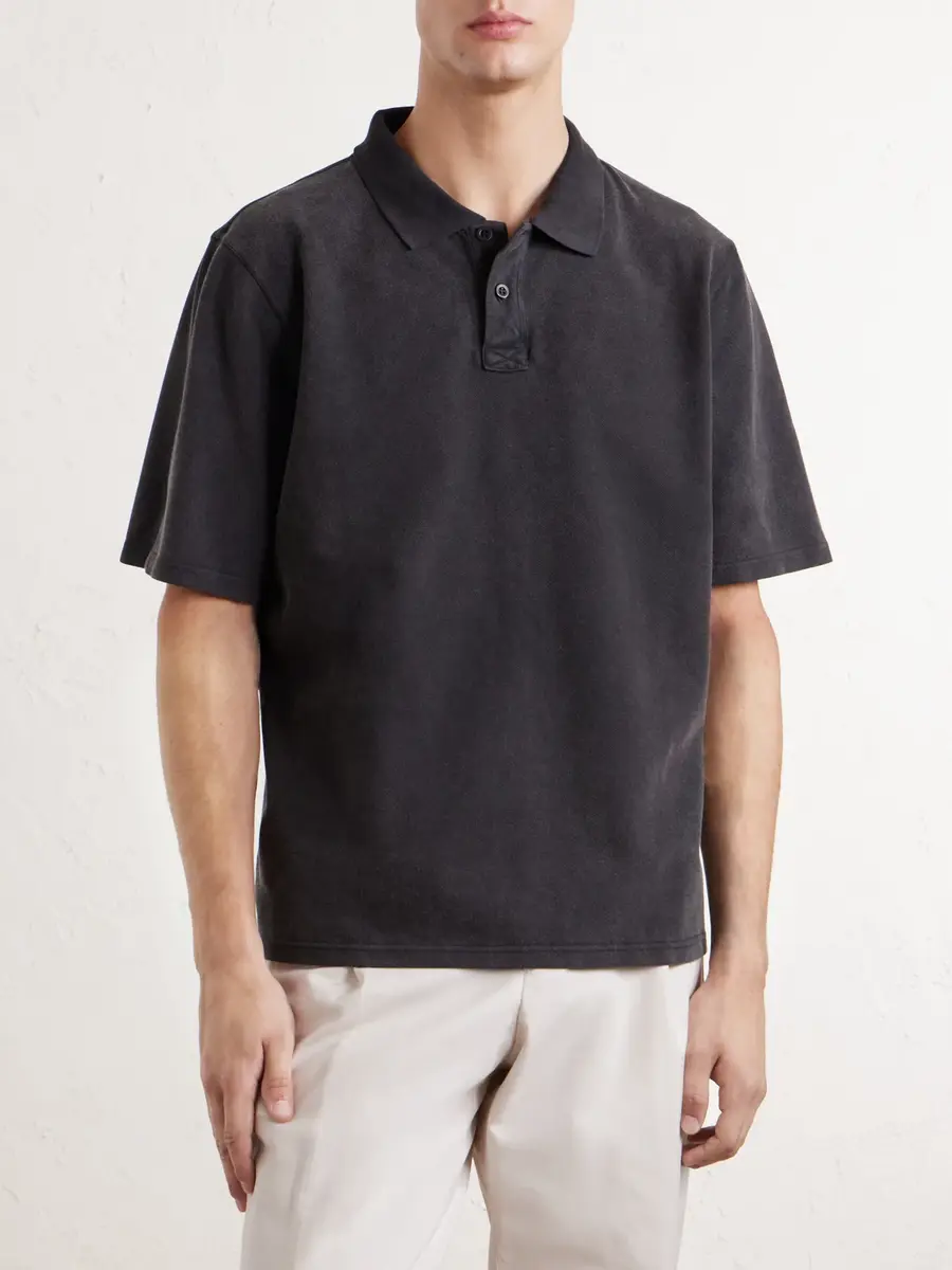 Corridor Garment-Dyed Cotton-Piqué Polo Shirt - Men | Thumbnail 3 Corridor Garment-Dyed Cotton-Piqué Polo Shirt - Men | Thumbnail 3