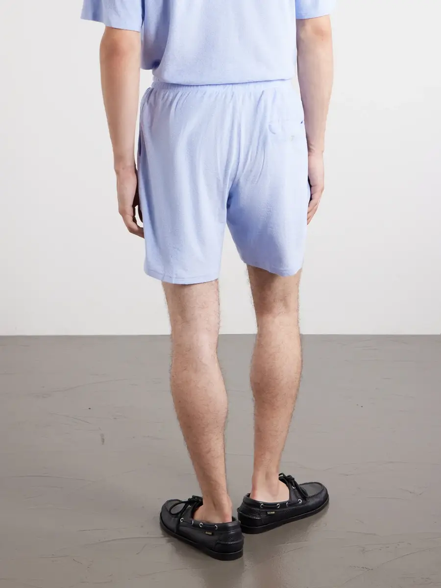 Frescobol Carioca Augusto Terry Cotton and Linen Blend Shorts - Men | Thumbnail 4 Frescobol Carioca Augusto Terry Cotton and Linen Blend Shorts - Men | Thumbnail 4