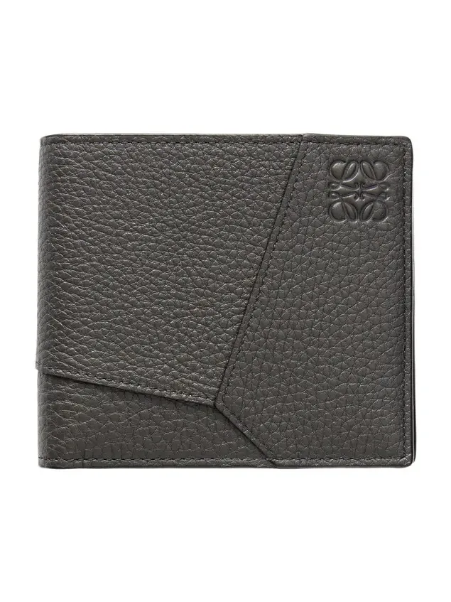 Loewe Puzzle Edge Panelled Full-Grain Leather Bifold Wallet - Men