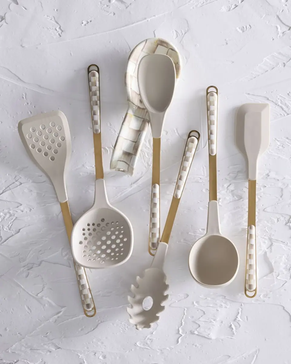MacKenzie-Childs Mocha Check Spoon Rest | Thumbnail 3 MacKenzie-Childs Mocha Check Spoon Rest | Thumbnail 3