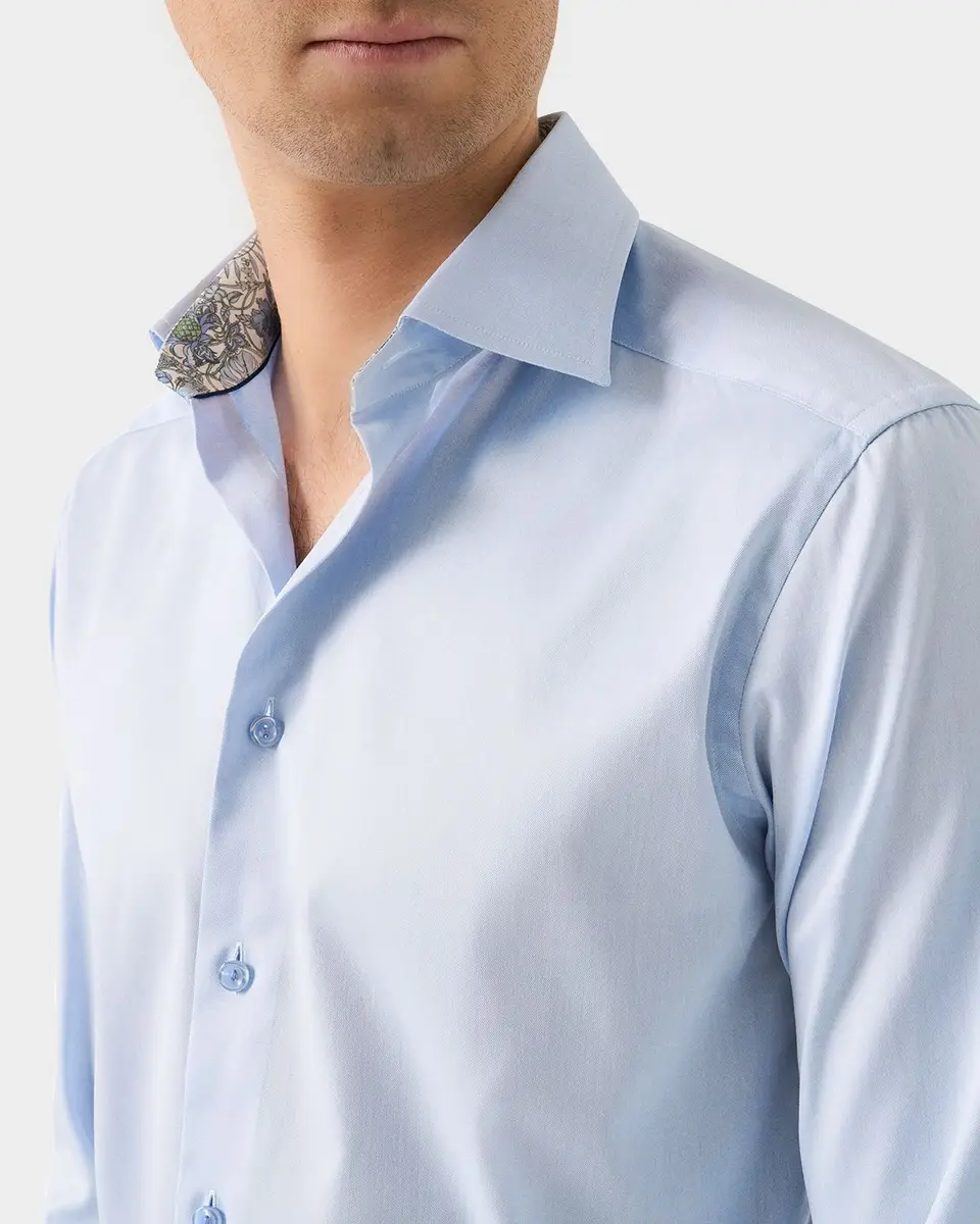 Eton Men's Signature Twill Contemporary-Fit Dress Shirt | Thumbnail 5 Eton Men's Signature Twill Contemporary-Fit Dress Shirt | Thumbnail 5
